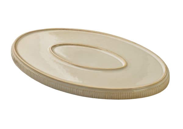 Keramisk Serveringsfat Basic Nature 31x18 Natur 1pc