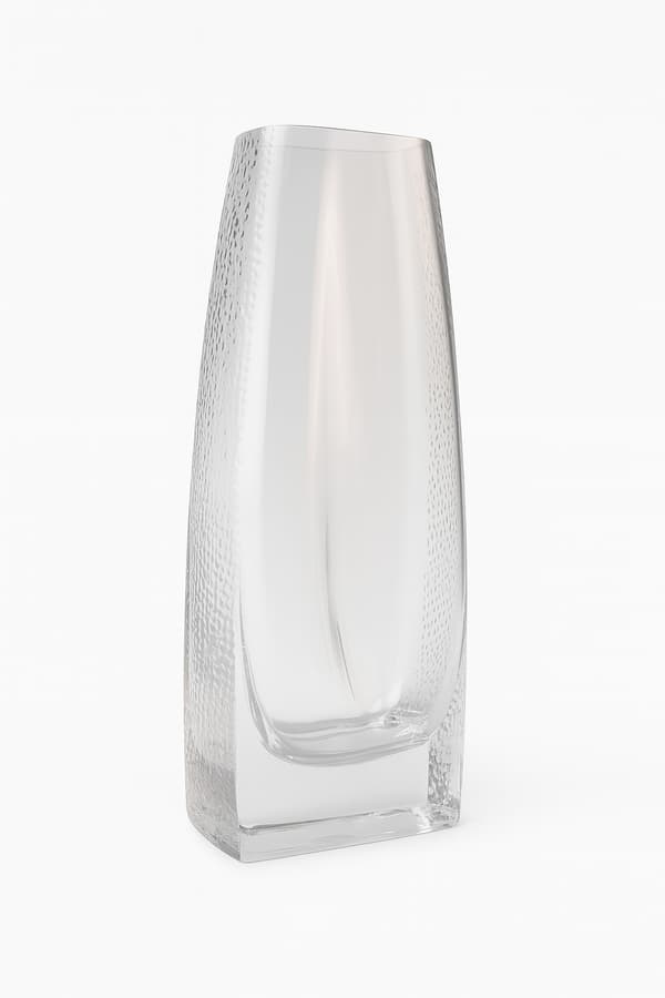 Glasvas Serenite Wazon 13x7x27,5 cm transparent 1pc