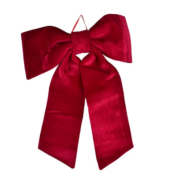 Julrosett Santa Lila 76x90cm röd 1st