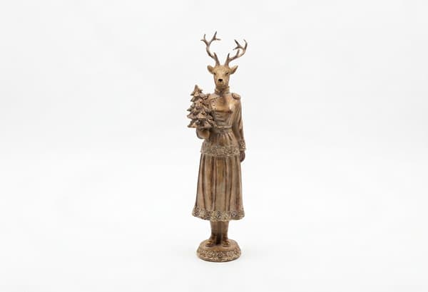 Älgfigur Santa Lila Älgflicka 10,5x10x41cm 1st