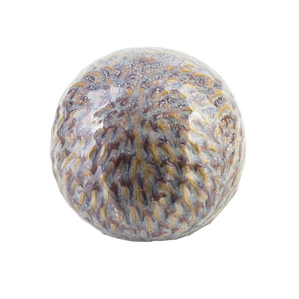 Keramisk Dekorationskula Saggio Pattern 85x85x85 mm Mönstrad 1 st