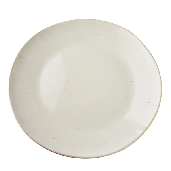Keramisk Tallerken Basic Nature 28x28x3 beige creme 1 stk