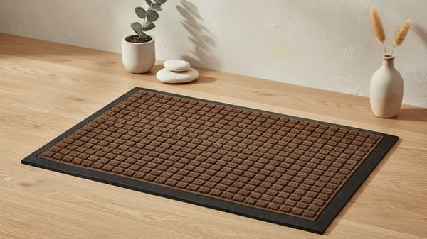 Gummidørmåtte Sira 45x75 Sort 1pc