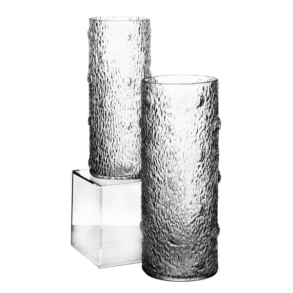 Glasvas Serenite 9,5x9,5x25 cm Transparent 1pc