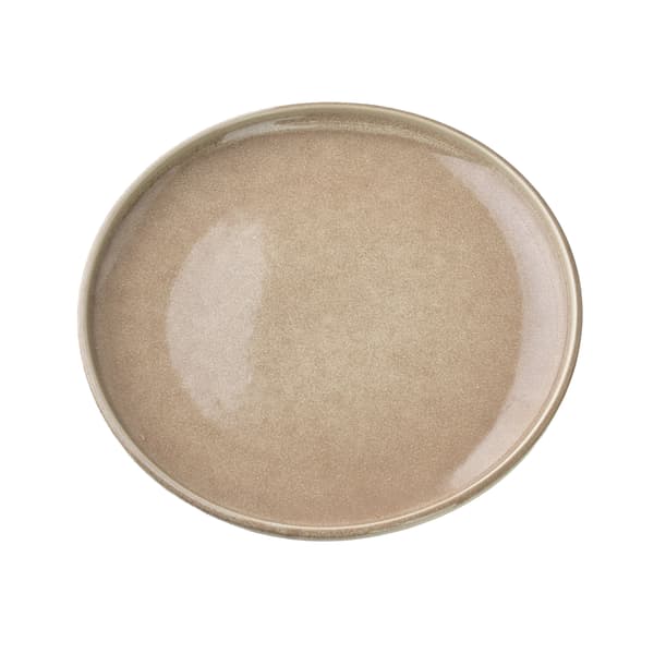 Porslinstallrik Basic Nature 21x21 Beige 1pc