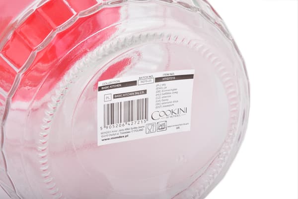 Glasburk BASIC KITCHEN 2,0L 14x14x21,5 cm Transparent 1 st