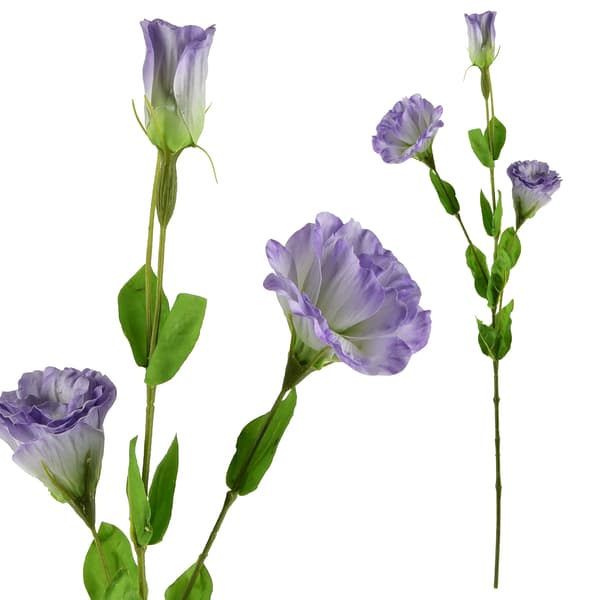 Kunstig blomst Viridis Eustoma 70cm grøn 1pc