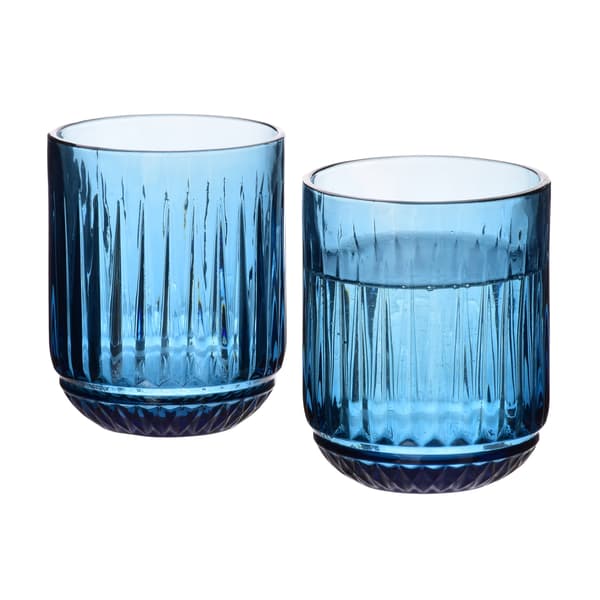 Glas Elise Blue 7,5x7,5x9,4 cm blå 4-pack