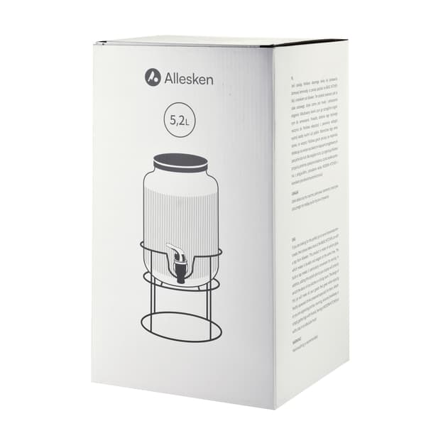 Glasdispenser Modern Kitchen 5,2l transparent 1pc