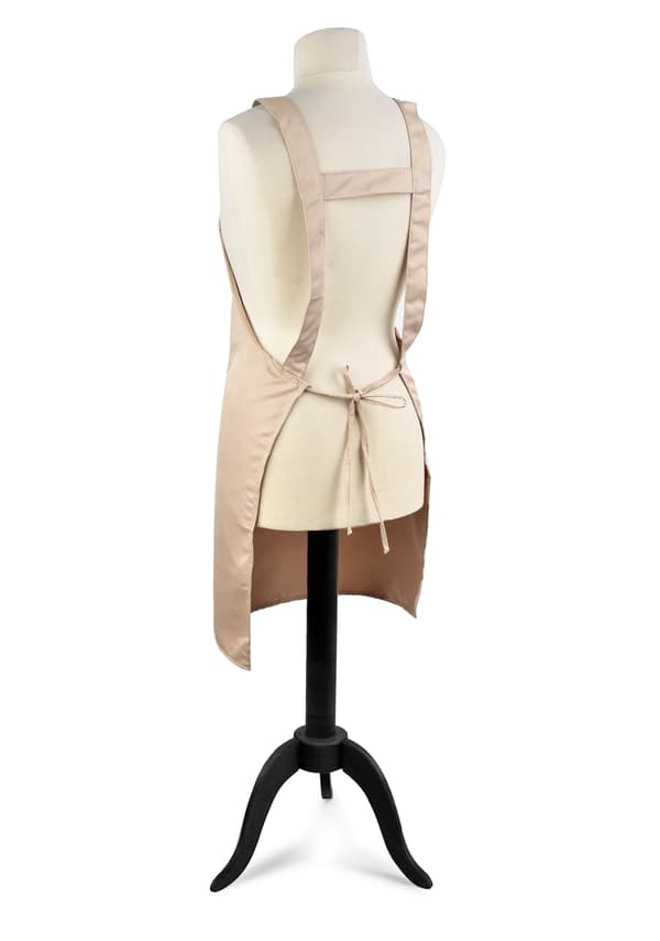 Polyesterikeittiöessu COOKINI MATHILDE BEIGE 70 x 74 cm beige 1 kpl