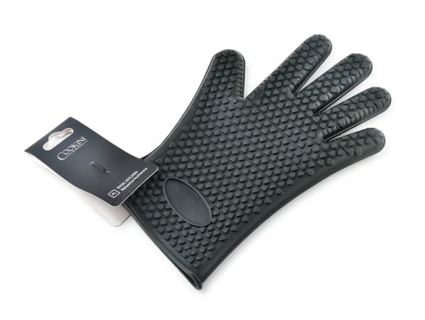 Silikoninen keittiökinnas Cookini Basic Kitchen 27 x 14 cm musta 1 kpl