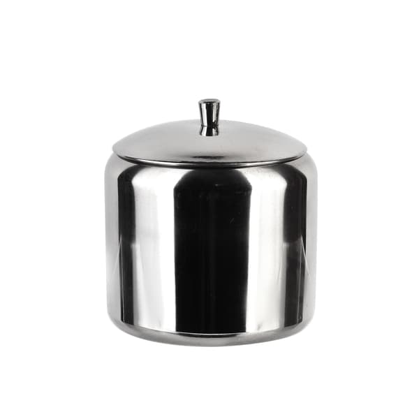 Ruostumaton teräs sokerikulho BASIC KITCHEN 8 x 7,3 x 7,3 cm hopea 1 kpl
