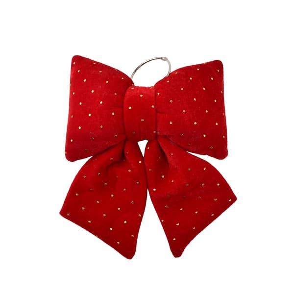 Rosett SANTA LILA 22x28cm röd 1st