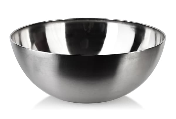 Skål i rustfrit stål BASIC KITCHEN Basic Kitchen 36 cm 8,5 l Sølv