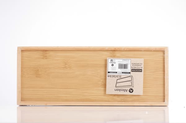Bambu foliedispenser Modern Kitchen Dyspenser 33.2x13x5.5 natur 1pc