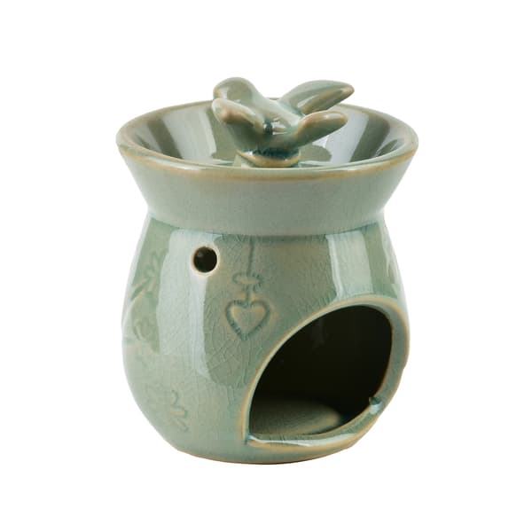 Keramisk Duftbrænder 8x5x9 cm Hvid 1pc
