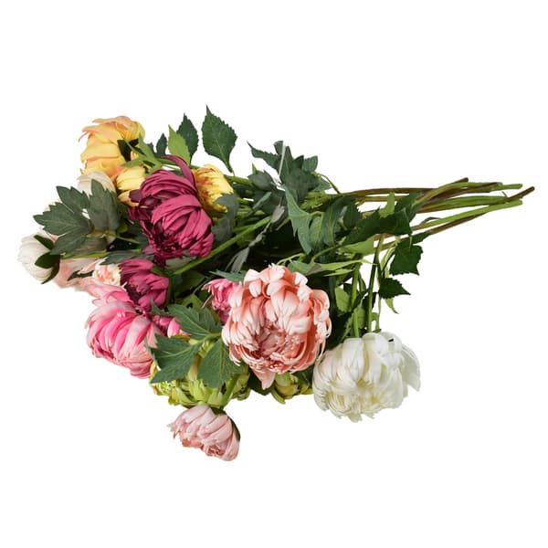 Kunstig Chrysanthemum Gren Viridis Chryzantema 69cm Grøn 2stk