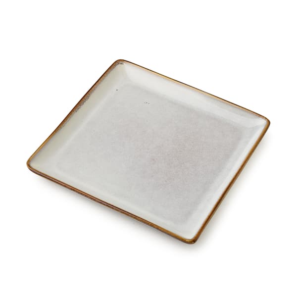 Keramiktallrik Basic Nature 18x18 cm Natur 1 st