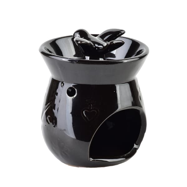 Keramisk duftbrænder 8x5x9 cm hvid 1pc