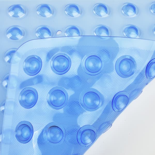 Plast Badeværelsesmåtte ZAC 37x69 Lyseblå 1pc