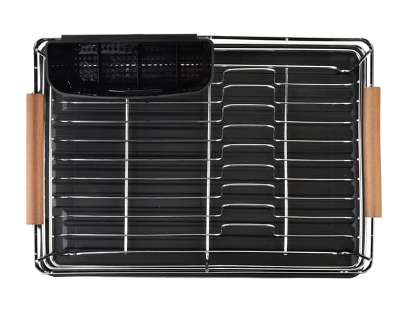 Metallinen astiankuivausteline Basic Kitchen 44x31,8x14,3 cm kromi 1 kpl