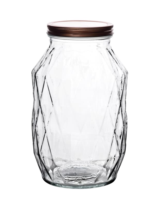 Glaskrukker 3,4l transparent 4 stk