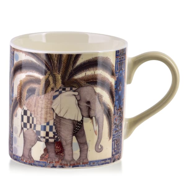 Porslinsmugg Affekdesign Isaac 9x13x9 beige brun 1pc