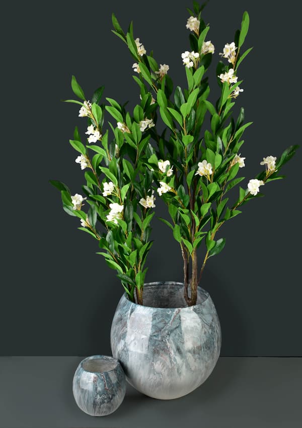 Konstblomma Viridis 13x12x117 cm Vit 1pc