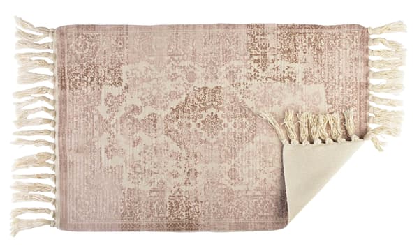 Bomull Polyester Matta Orient Orient 90x60 brun grön 1st