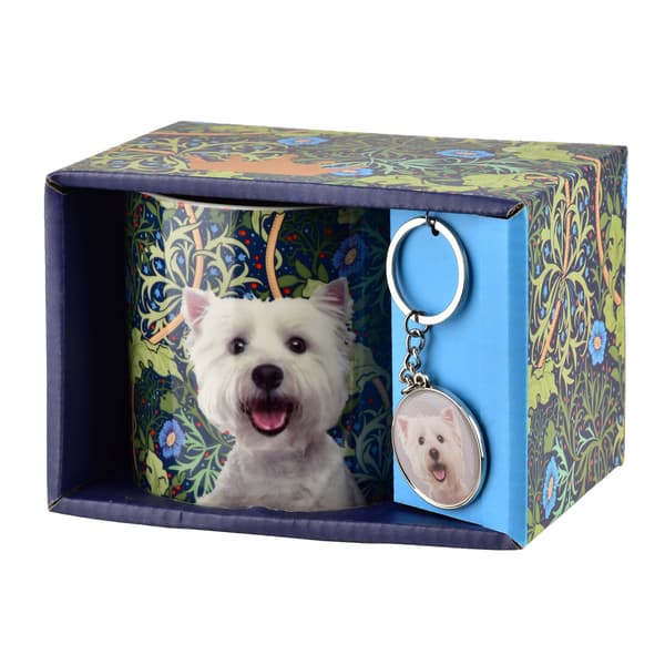 porslinsmugg Noya West Terrier 9x13x9 maringrön 1 set