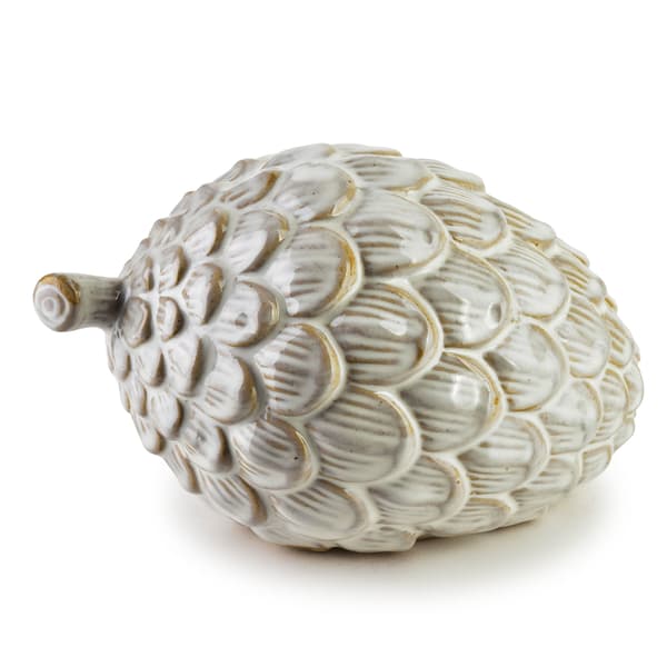 Keramisk figur Mave Hytte 17.2x12x11 vit 1pc