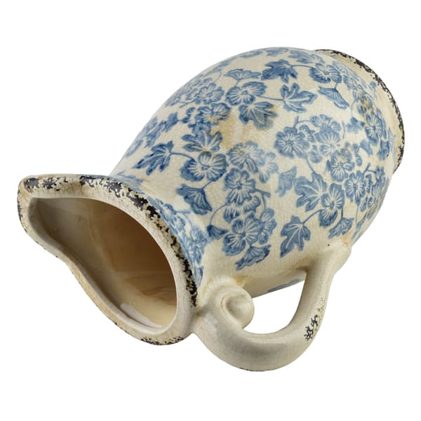 Keramikvas Crocket 19,5x18x27,5cm Vit 1pc