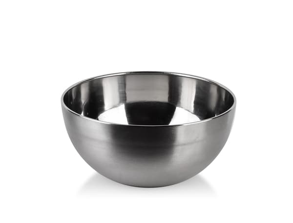 rostfri stålskål Basic Kitchen Miska 17 cm silver 1pc