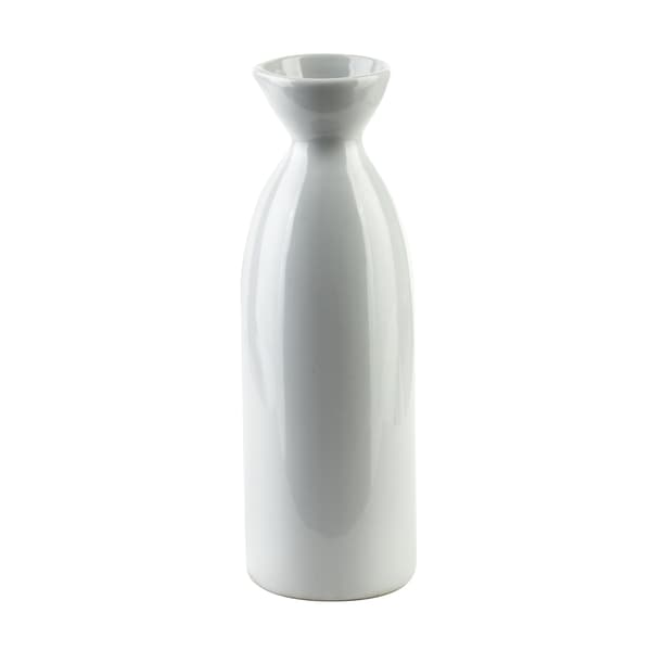 Porcelænsvase Mondex Basic 4x5,5x17,5cm hvid 1pc