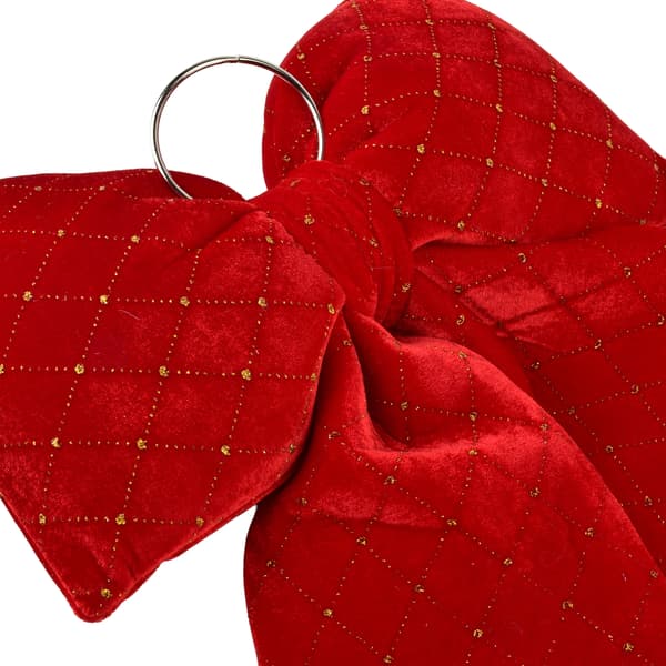 Tekstiilirusetti Santa Lila 22x28cm punainen 1kpl