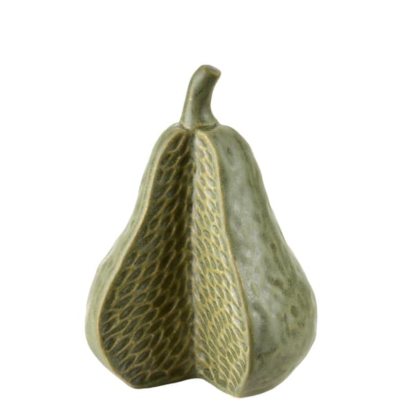 Keramikfigur Saggio Pear 12x11x16cm Vit 1pc