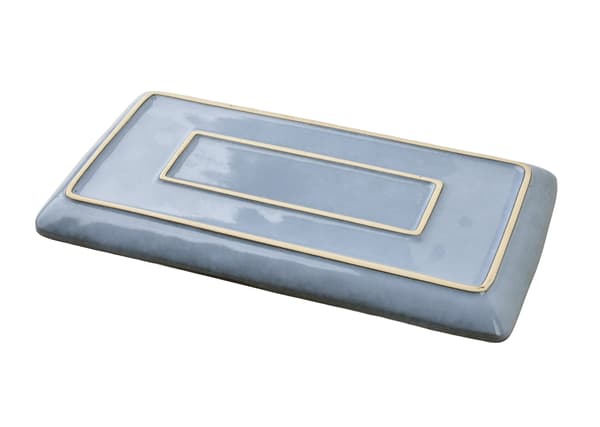 Keramisk Serveringsfad Basic Nature 36x3x19 Natur 1pc