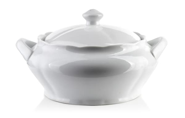 Porslinssoppterrin BASIC Waza 26x23x15 cm 2 L 1 st