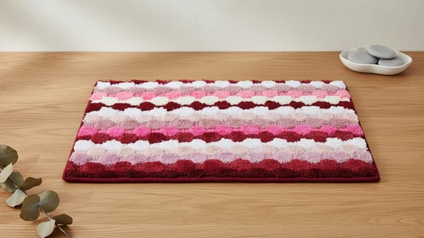 Badeværelsesmåtte ZAC Paski 40x60 rød 1pc