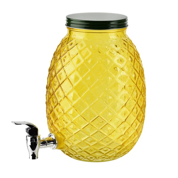 Glasburk med kran Modern Kitchen Ananas 4L Transparent 1pc