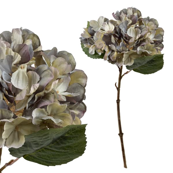 Kunstig Hortensia Viridis 35cm 1pc