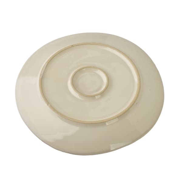 Keramisk Desserttallrik Basic Nature 22.5 cm Natur 1pc