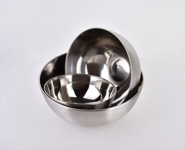 Ruostumattomasta teräksestä kulho Basic Kitchen 13 cm 450 ml 1 kpl