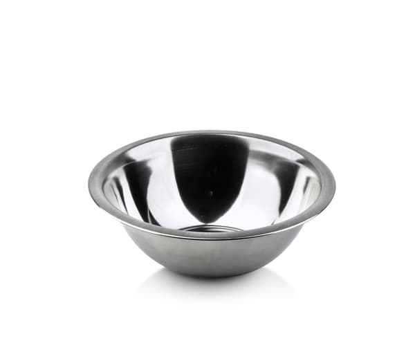 Djup skål i rostfritt stål Cookini BASIC KITCHEN 22 cm 1 L Silver 1 st