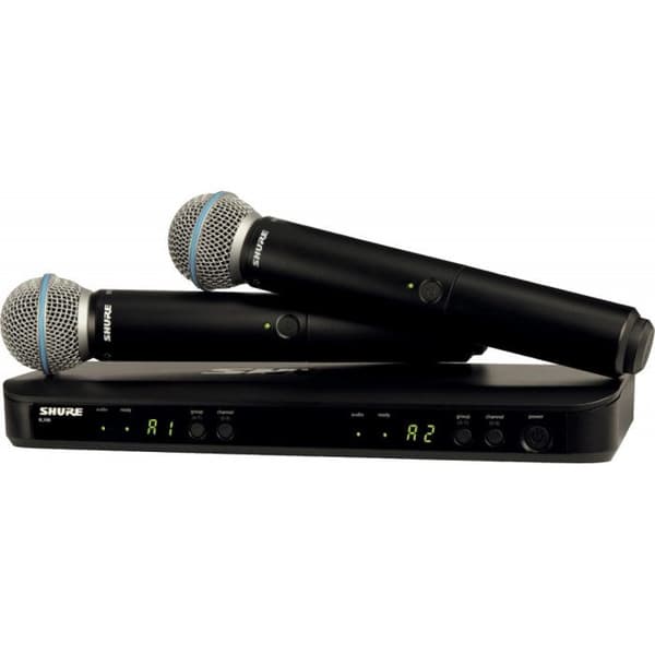 Shure BLX288 / Beta 58A frekvens M17 Micro HF sång