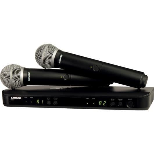 Shure BLX288 / PG58 frekvens M17 Micro HF sång