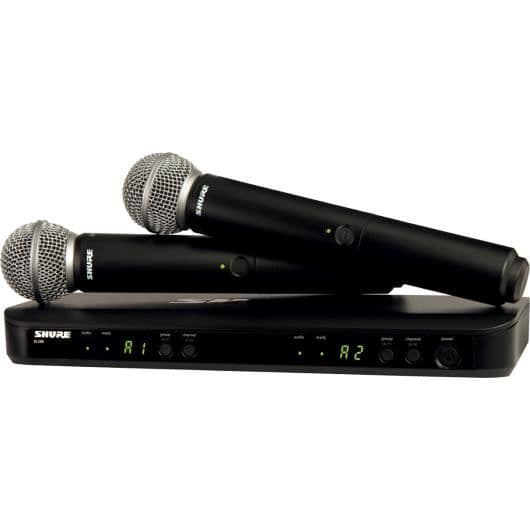 Shure BLX288 / SM58 frekvens M17 Micro HF sång