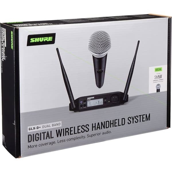 Shure GLXD24+ / SM58 Z4 Micro HF sång
