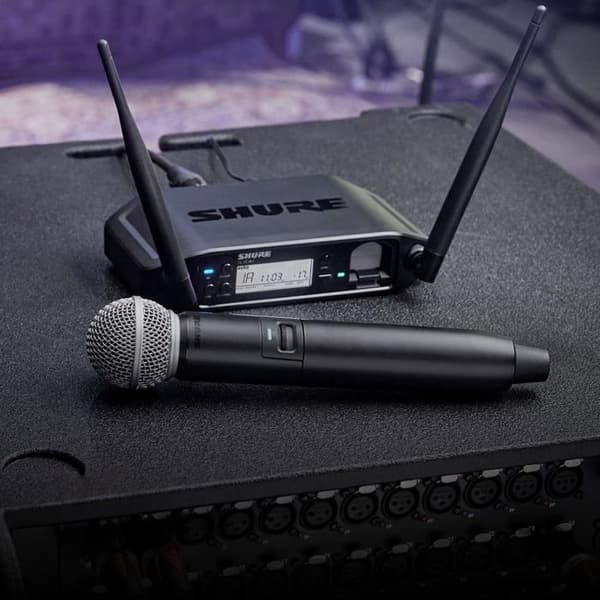 Shure GLXD24+ / SM58 Z4 Micro HF sång