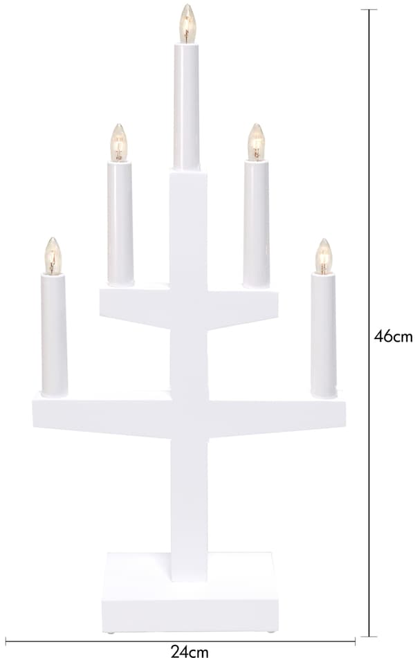 Trapp Ljusstake Vit 5L